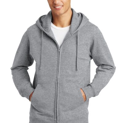 Port & CO Fan Favorite Fleece Full Zip Hooded Sweatshirt Thumbnail