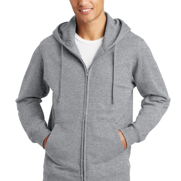 Port & CO Fan Favorite Fleece Full Zip Hooded Sweatshirt Thumbnail