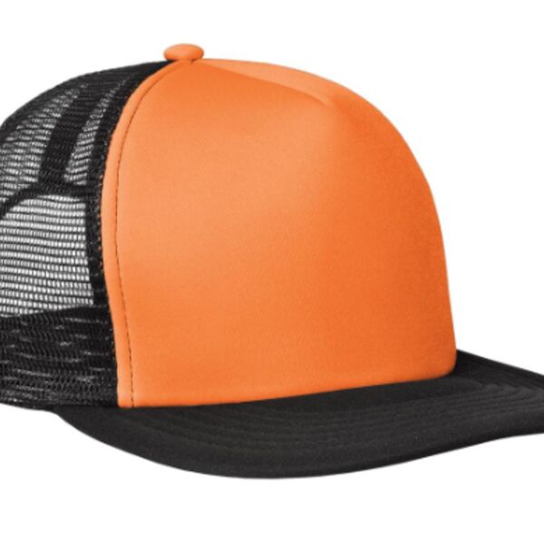 Flat Bill Snapback Trucker Cap Thumbnail